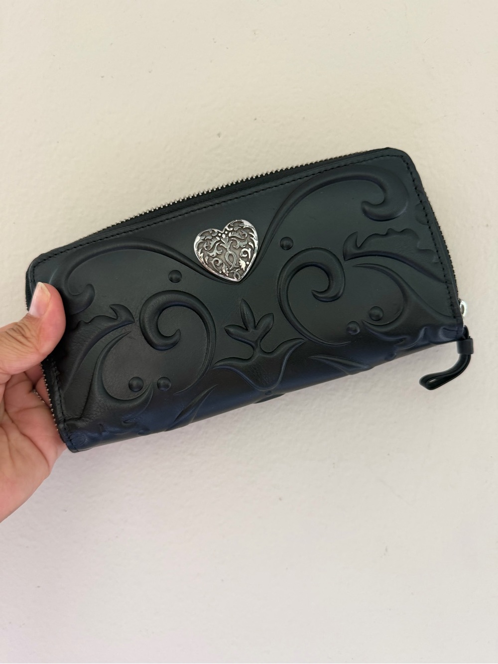 Brighton Black Organizer Wallet Wristlet